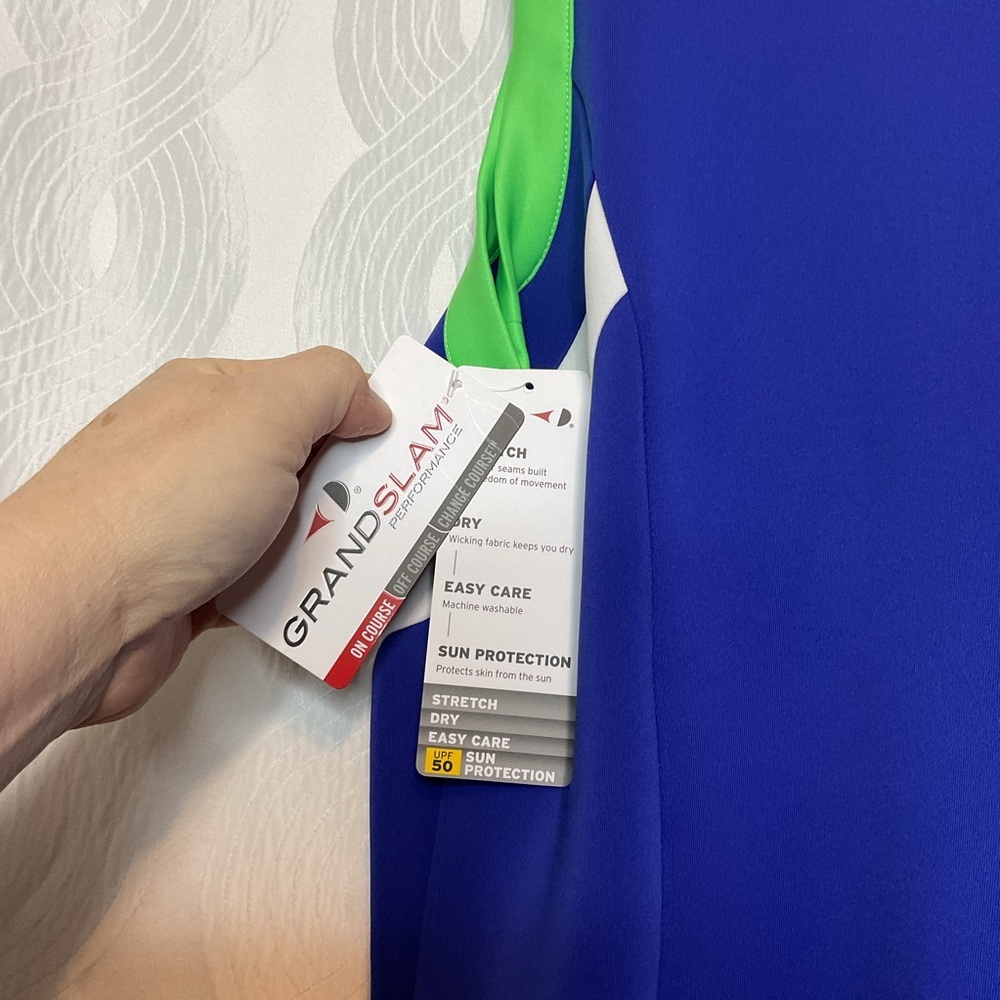 Grand Slam blue and green golf dress Small NWT - Picture 6 of 7